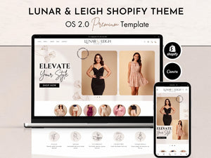 Lunar & Leigh Shopify-Theme — OS 2.0 Premium-Template (Sofort-Download)