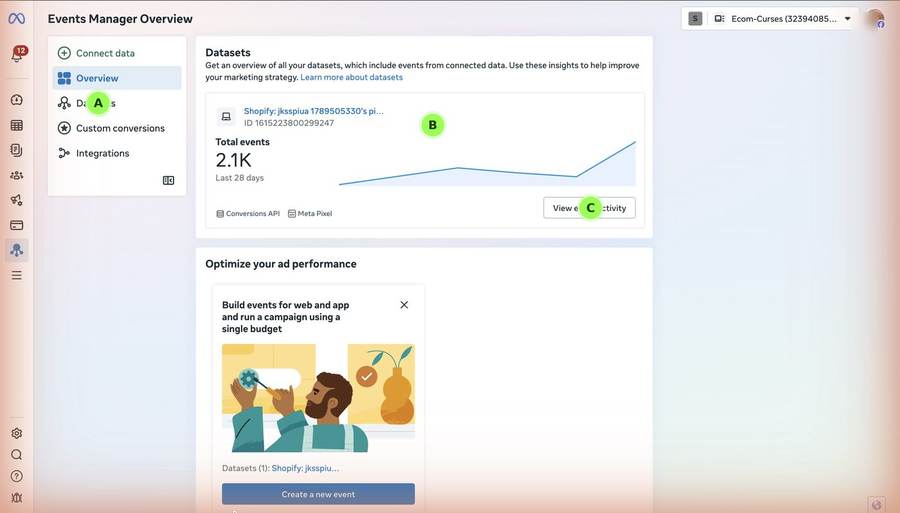 Lesson screen: meta events